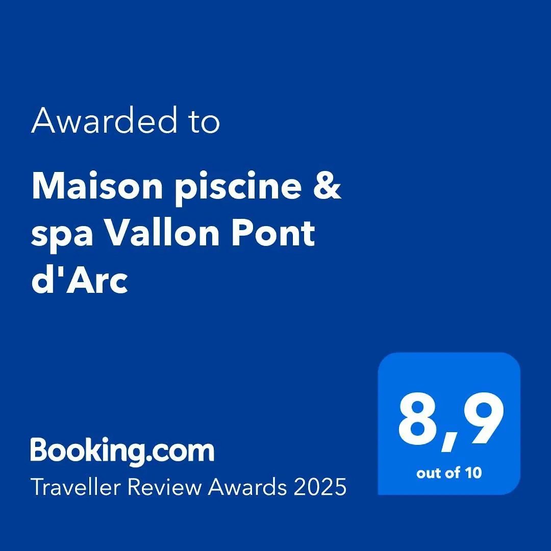 펜션 Maison Piscine & Spa Vallon Pont D'Arc 프랑스